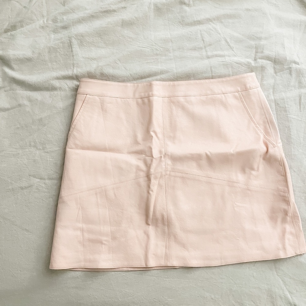 Lulus Vegan Leather Skirt (sz lg)